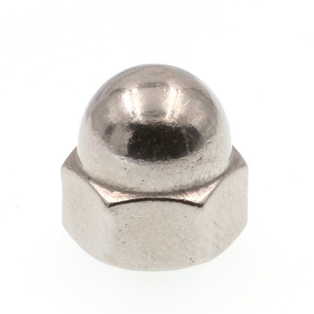PRIME-LINE Cap Nut, 1/4"-20, 18-8 Stainless Steel, Plain, 25 PK 9077422